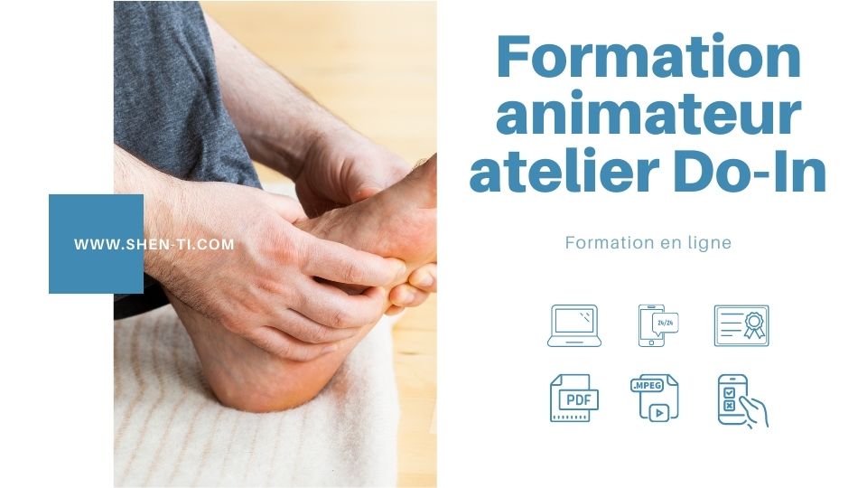 Formation animateur do-in en ligne e-learning : au programme automassage respiration digipression étirement des méridiens méditation