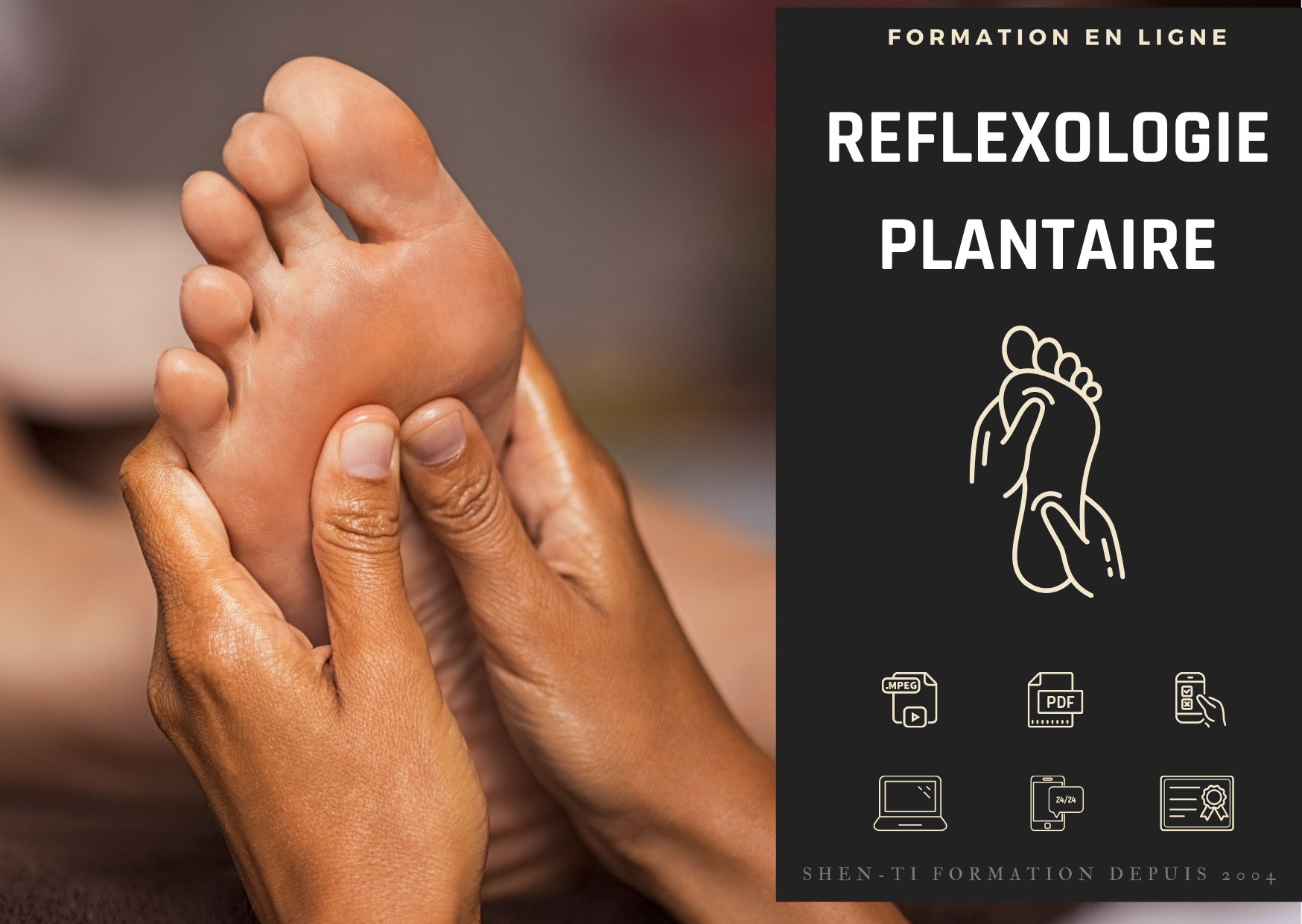 formation reflexologie plantaire en ligne e-learning